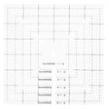 Set de 6 reglas  cuadradas para  quilting. Se pueden  separar las reglas.