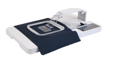 Guía centrado del tejido en el bastidor