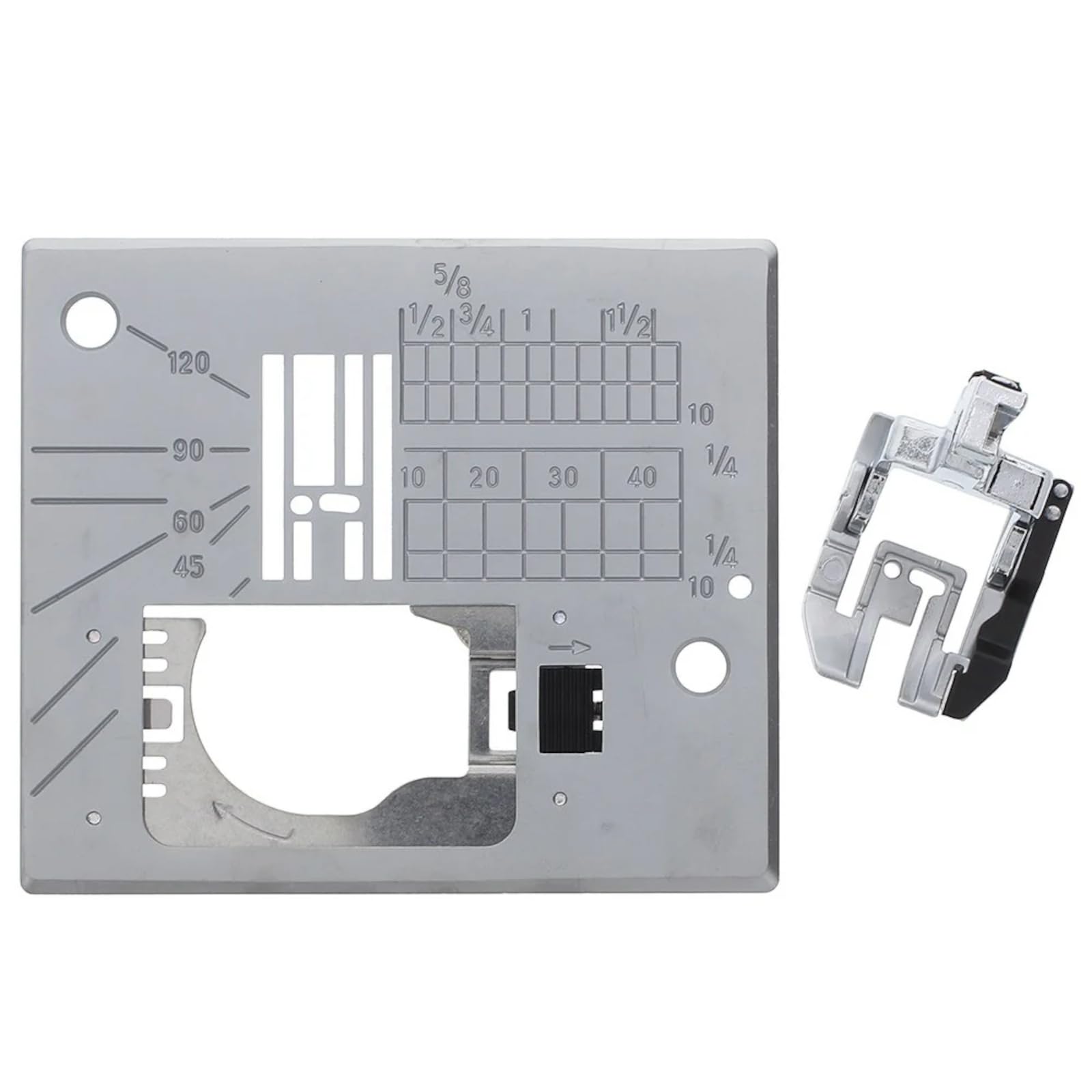 PRENSATELA ACUFEED DE 1/4 PULGADA Y PLACA DE AGUJA