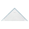 Regla con  forma triangular patchwork 22cm