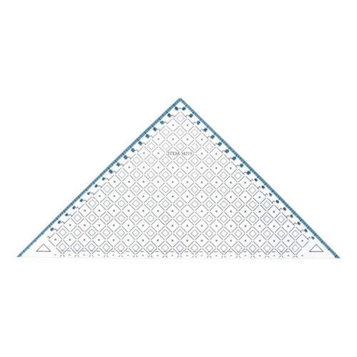 Regla con  forma triangular patchwork 22cm