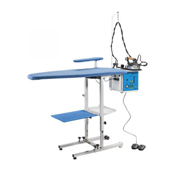 Mesa planchar plegable con caldera de 5 litros