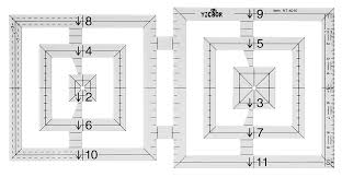 Regla cuadrados dobles para quilting y patchwork.
