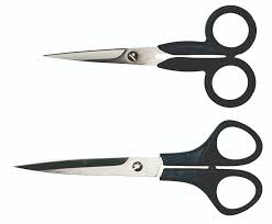 Tijeras ergonómicas de acero de alta calidad con  mango de plástico