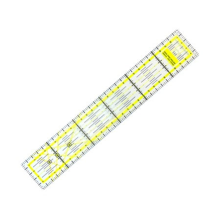 Regla rectangular  de 30 x 5 cm para  cortar piezas de tela  para patchwork.
