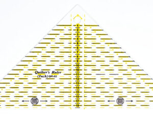 Regla con  forma triangular