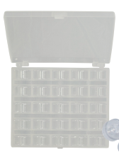 Caja bobinas transparentes