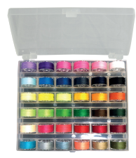 Caja para bobinas con hilos