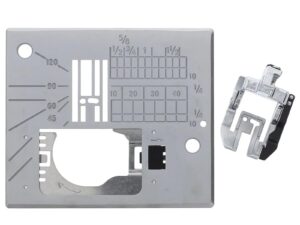 PRENSATELA ACUFEED DE 1/4 PULGADA Y PLACA DE AGUJA