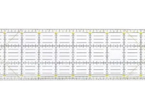 Regla rectangular de 60 x 15 pulgadas  para cortar piezas de tela para patchwork.