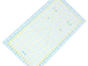 Regla rectangular  de 32 x 16 cm para  cortar piezas de tela  para patchwork.
